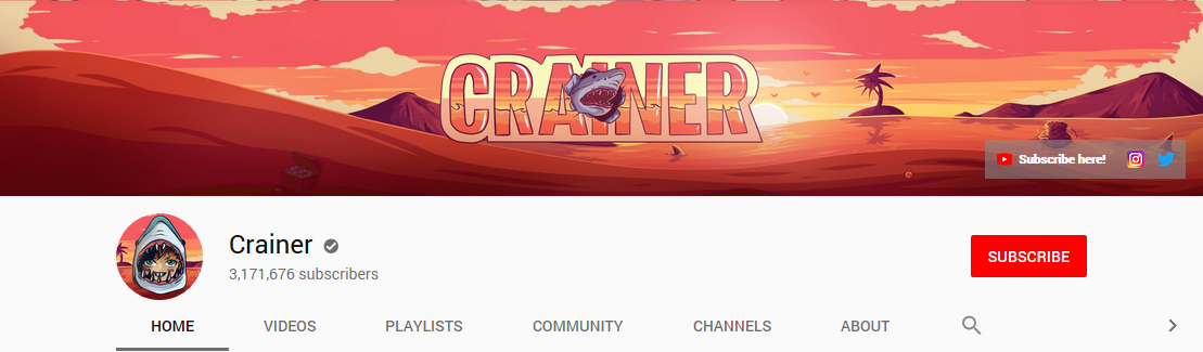 simple youtube header