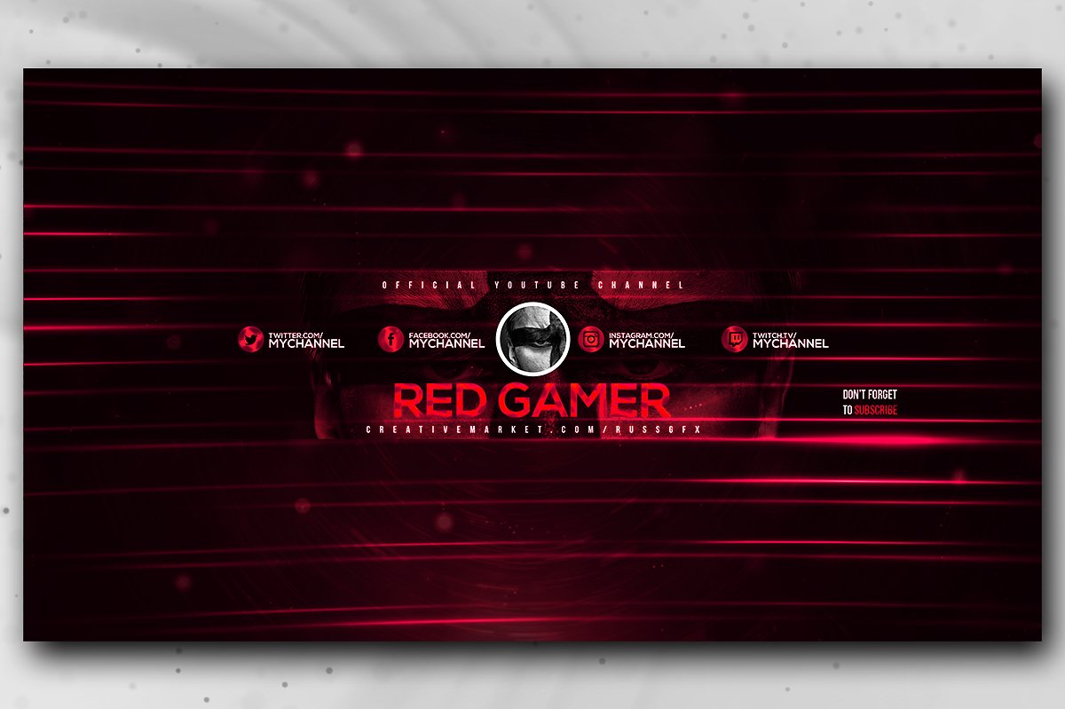 Gaming YouTube Banner Template