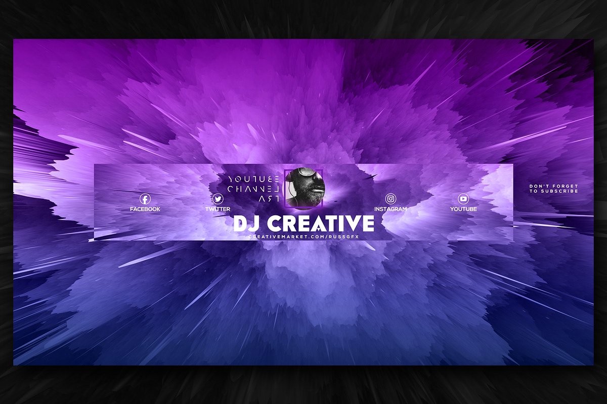 Youtube channel art design