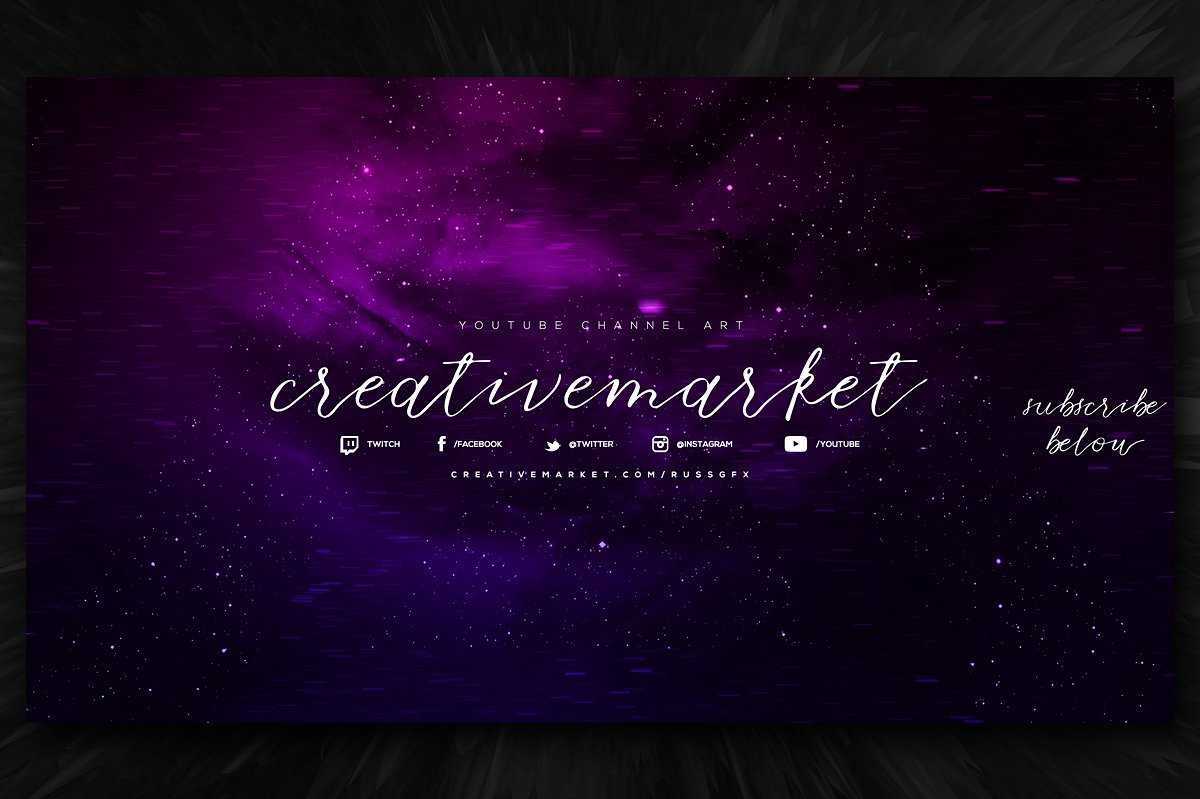 youtube banner template