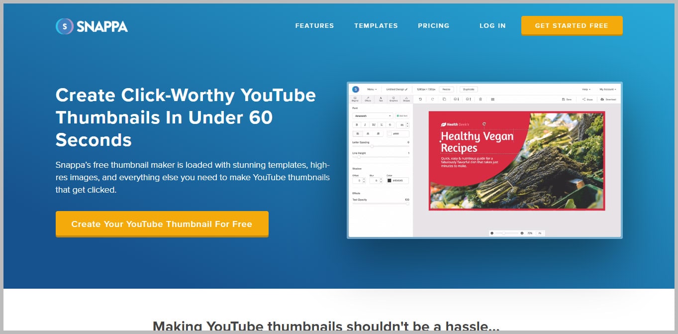 Snappa Free YouTube Thumbnail Maker
