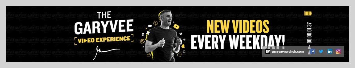 GaryVaynerchuk YouTube Channel Art Design