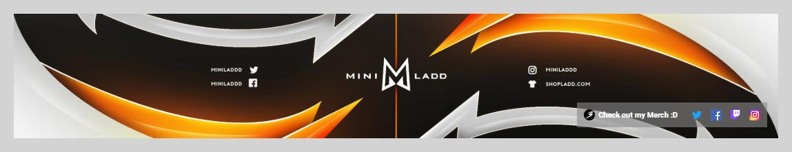 MiniLaddd YouTube Channel Art Design