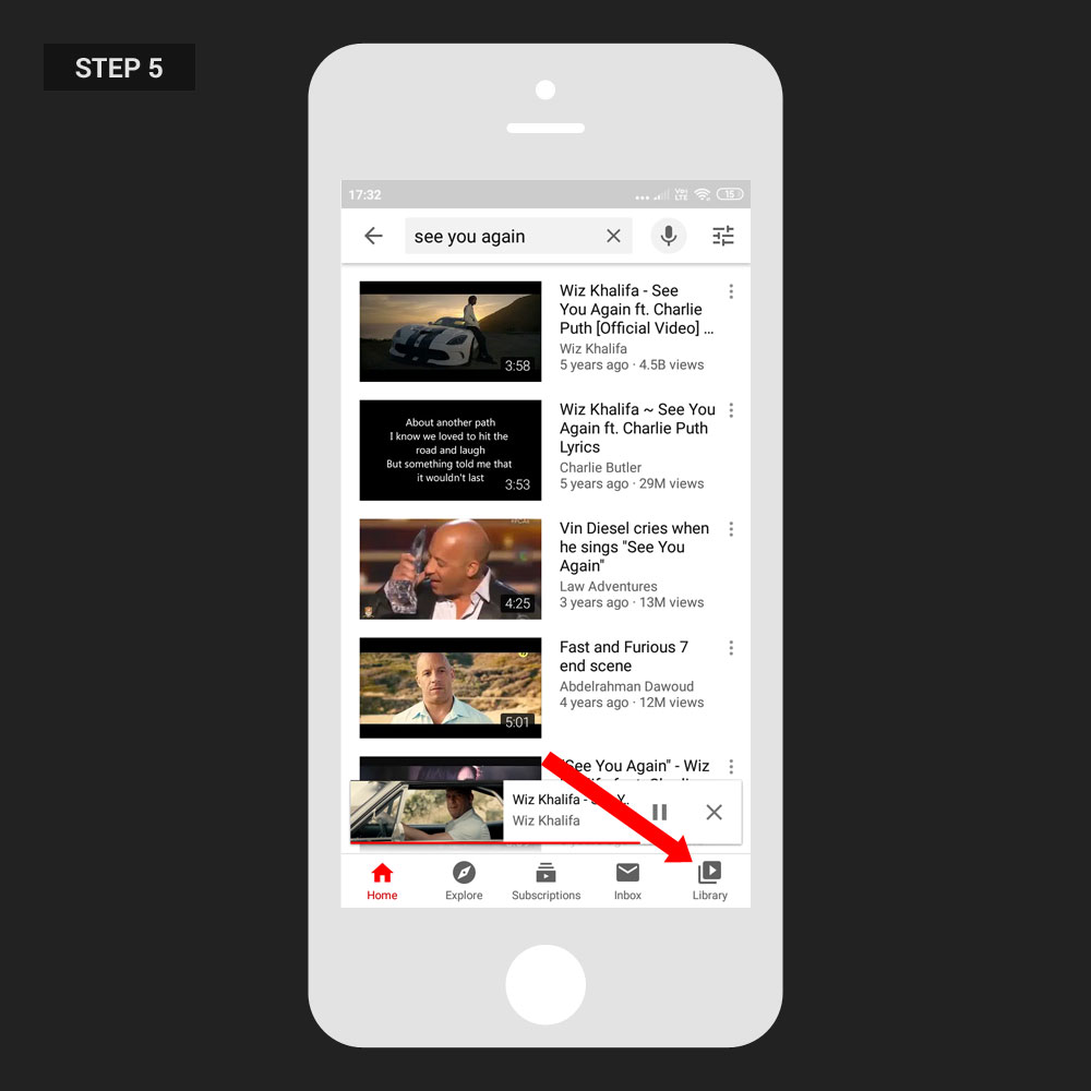 Repeat Video YouTube App Step 04