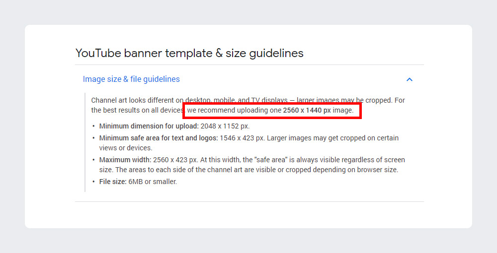 YouTube Banner Size & Dimensions [QUICK GUIDE] - 2022