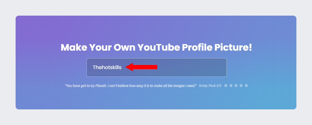 Make a YouTube Profile Picture