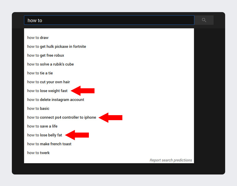 YouTube AutoComplete Keyword Search