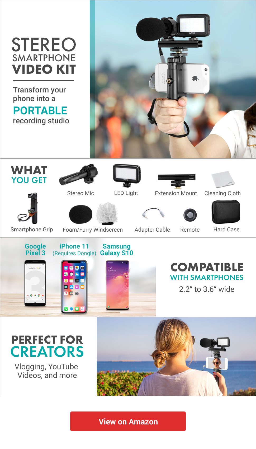 Stereo Smartphone YouTube Video Kit