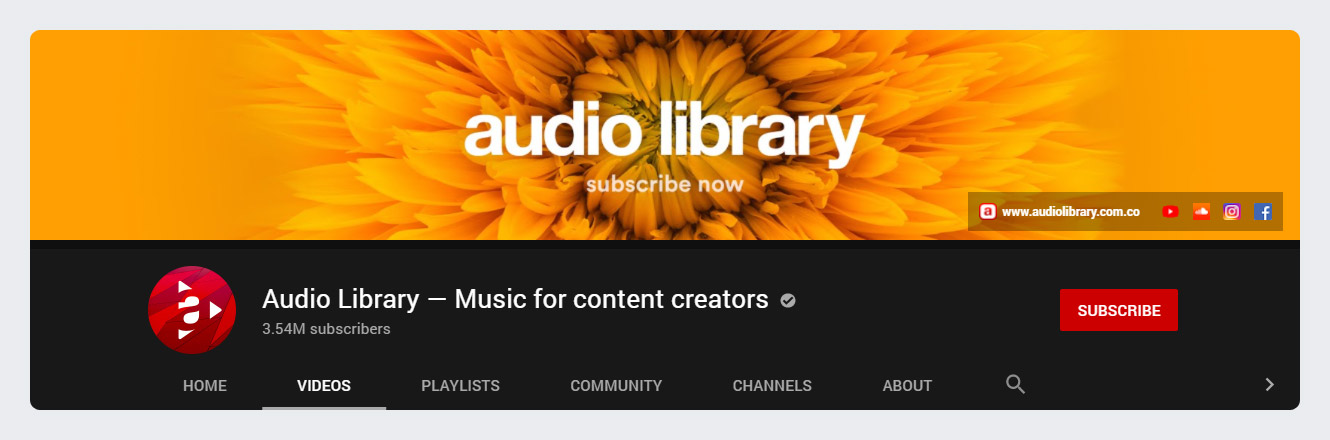 Audio Library - Music for Content Creators 