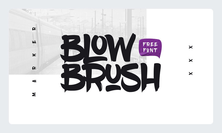 BlowBrush Free Font
