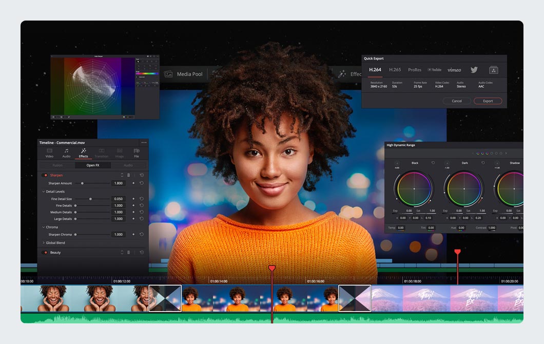 DaVinci Resolve Studio Video Editor Software