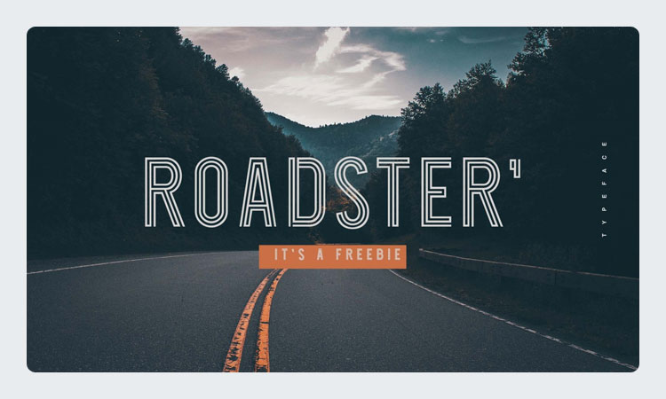 Roadster Free Font