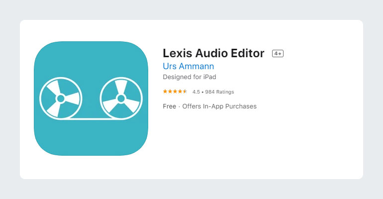 Lexis Audio Editor