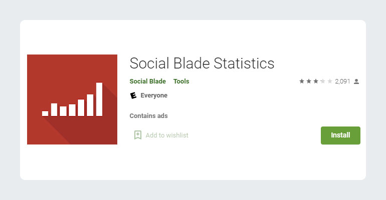 Social Blade YouTube Statistics