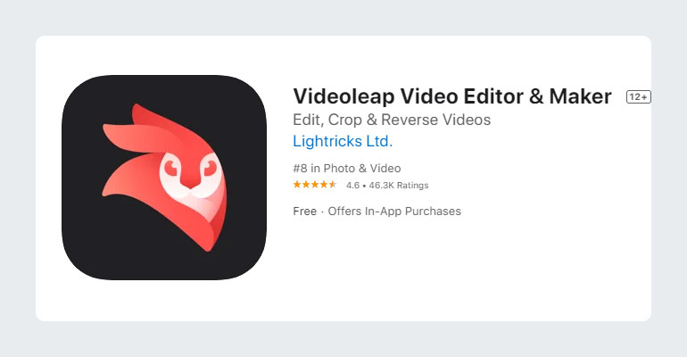 Videoleap YouTube Video Editor App