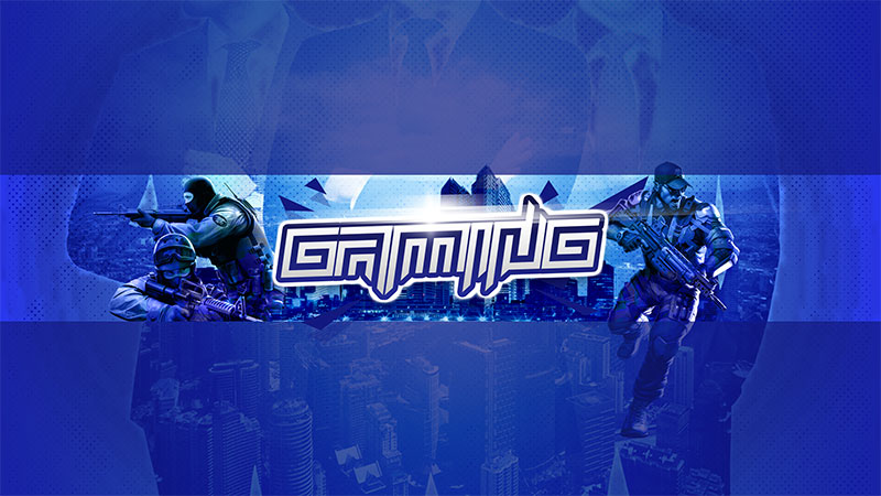 Gaming YouTube Channel Art Template