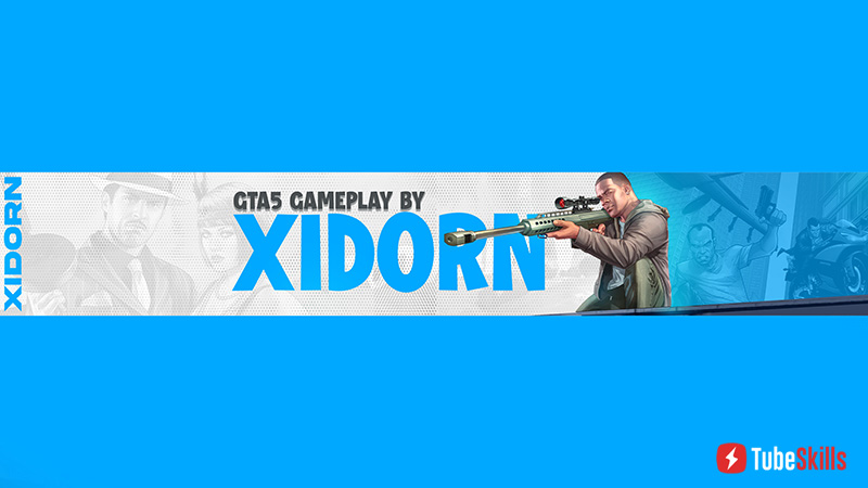 Xidorn GTA5 Gameplay YouTube Cover Template